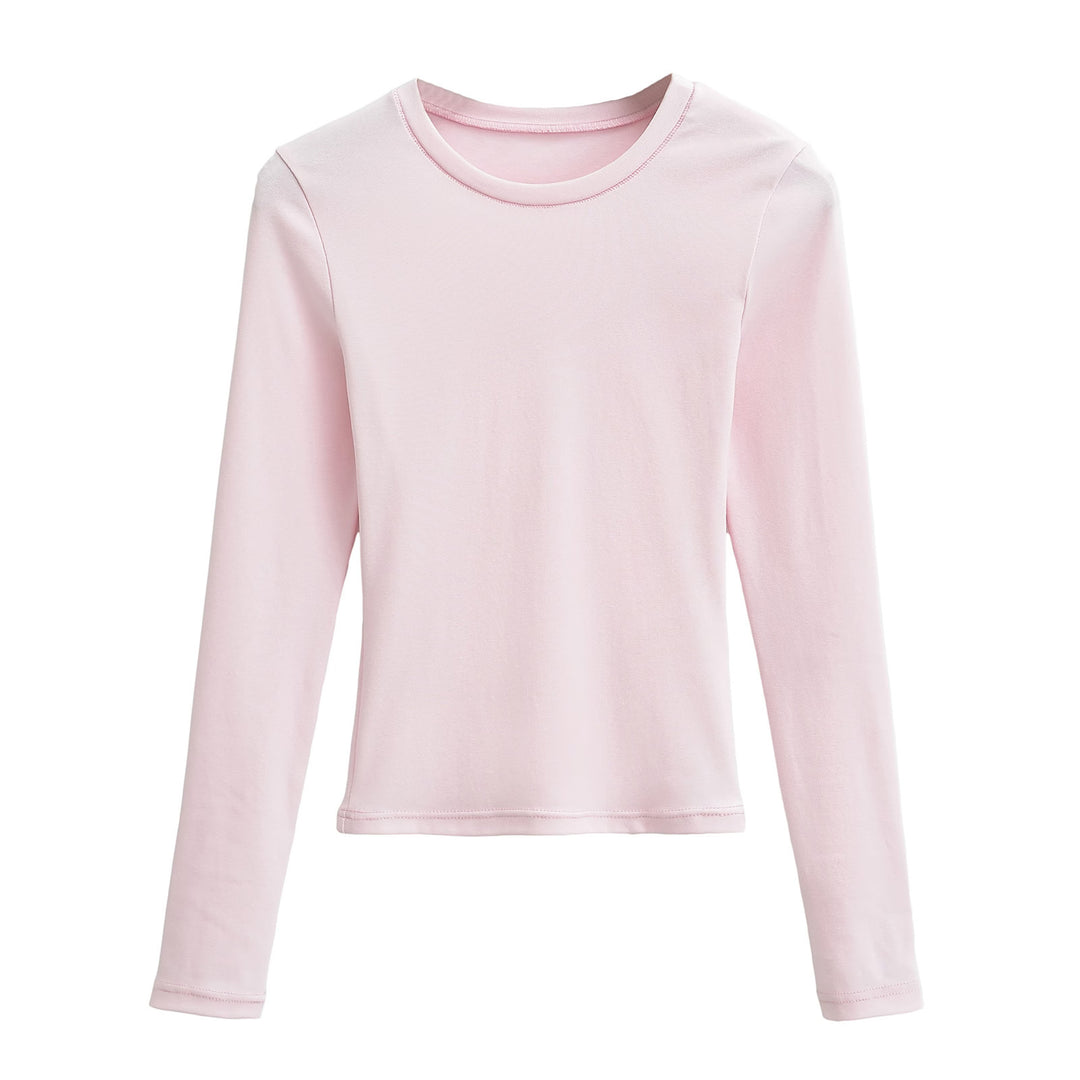 Damen Langarmshirt aus weichem Baumwollmix Drune