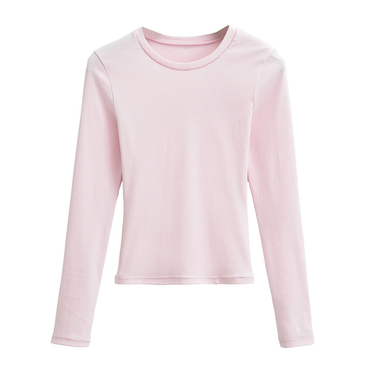 Damen Langarmshirt aus weichem Baumwollmix Drune