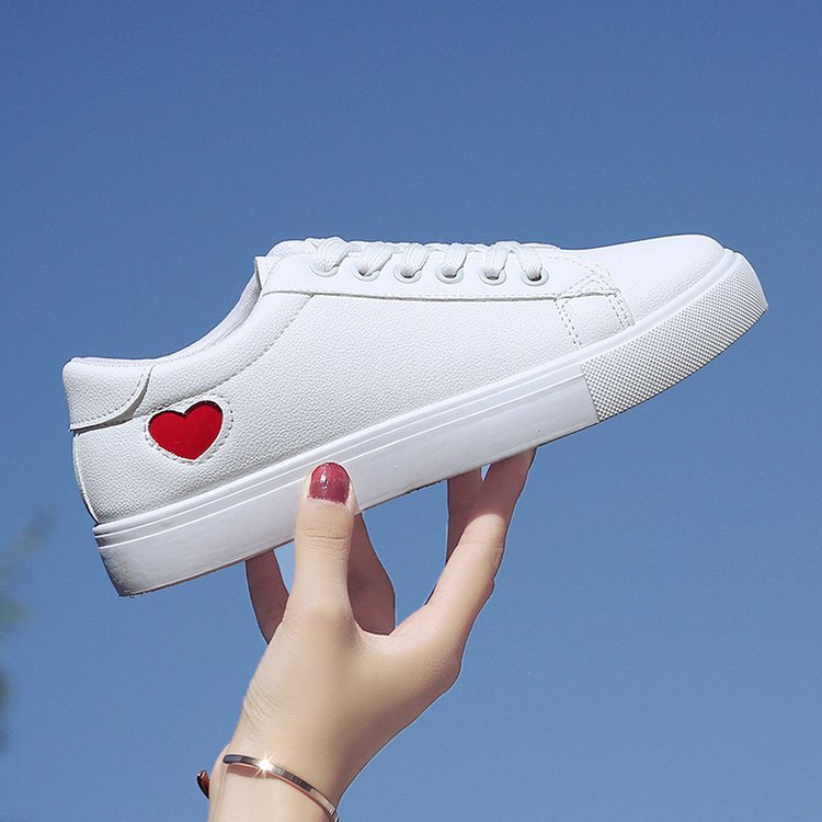 Damen Minimalistische Low-Top Sneaker mit glatter Kunstlederoptik und komfortabler Gummisohle Drune