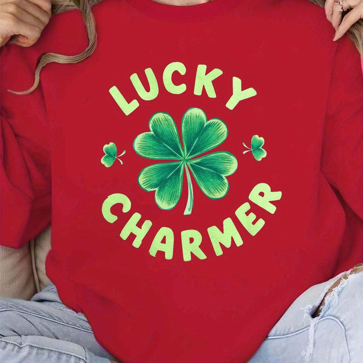 Damen Sweatshirt mit motivierendem Print und lässigem Schnitt Drune