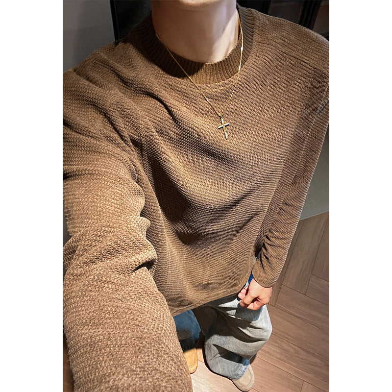 Herren Strickpullover mit strukturiertem Design Drune