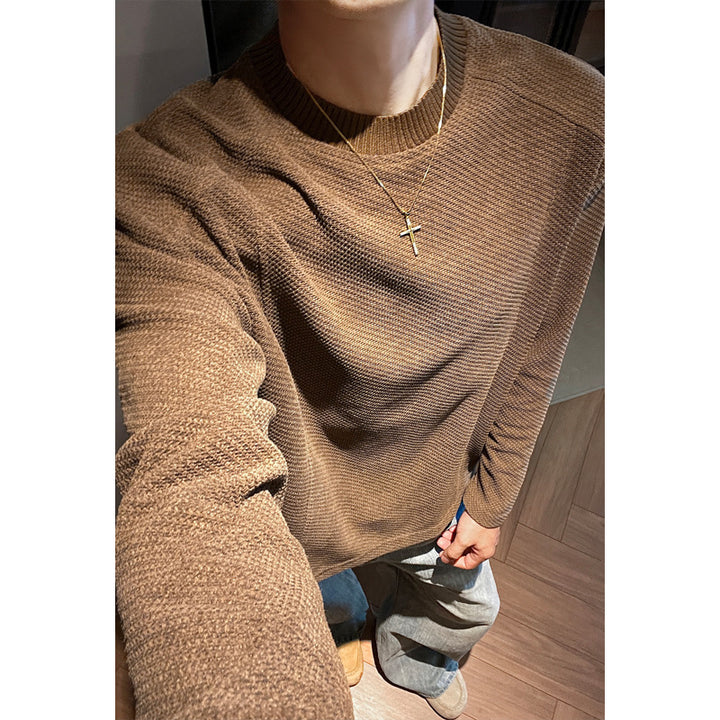 Herren Strickpullover mit strukturiertem Design Drune
