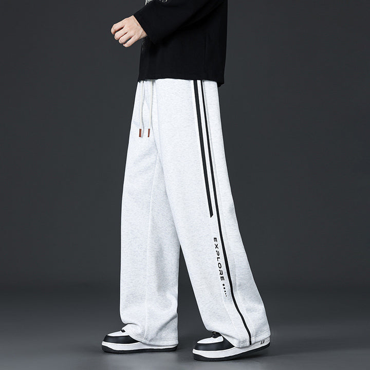 Herren Bequeme Sport-Hose mit seitlichen Streifen