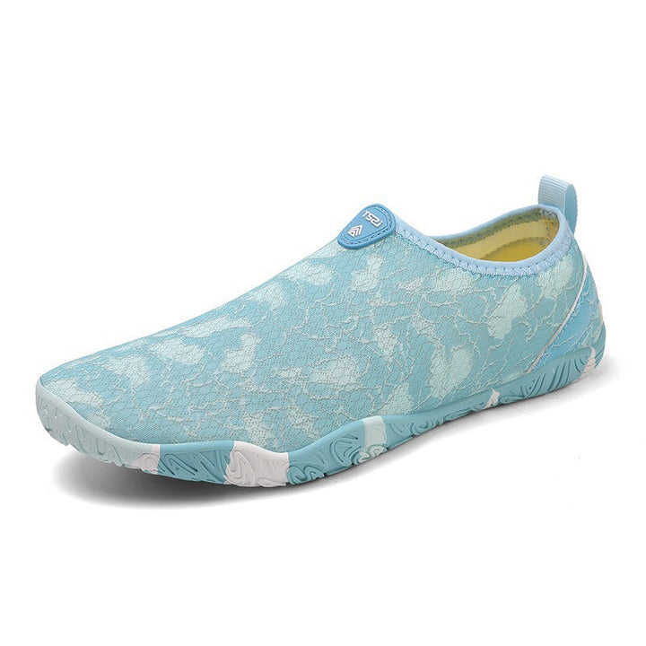 Damen flexible Schwimmschuhe mit rutschfester Sohle und atmungsaktivem Obermaterial Drune