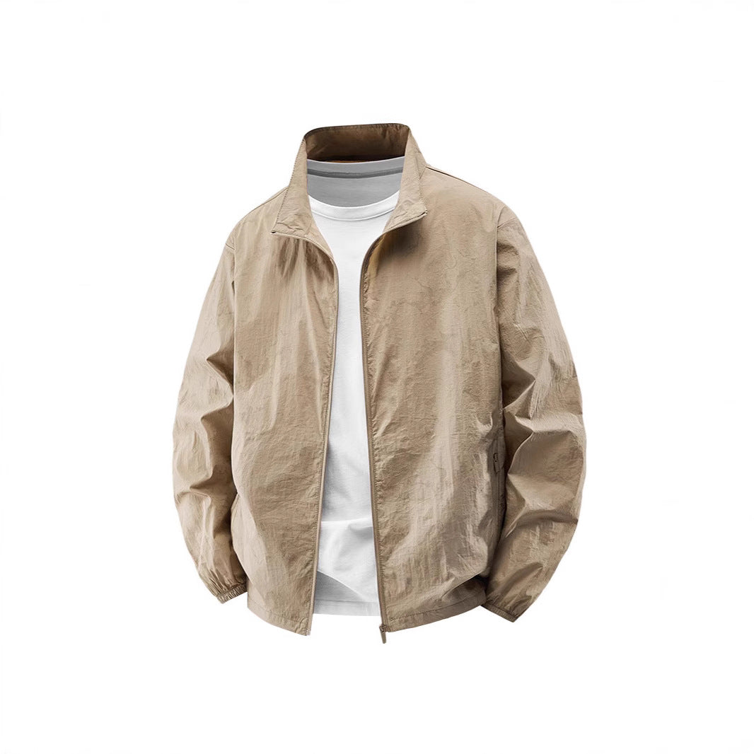 Herren Leichte Übergangsjacke mit praktischem Windschutz Drune