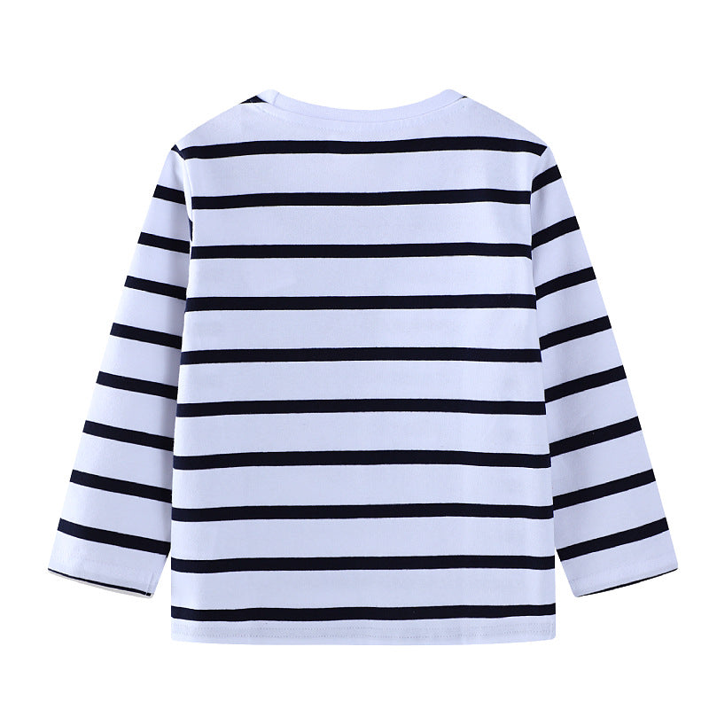 Jungen Langarmshirt mit verspielten Tierapplikationen Drune