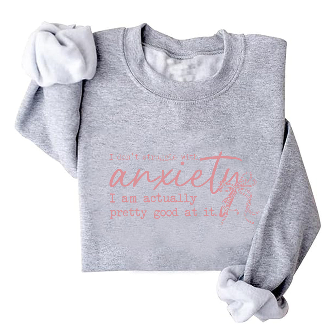 Damen Sweatshirt mit motivierender Botschaft und kreativem Design Drune