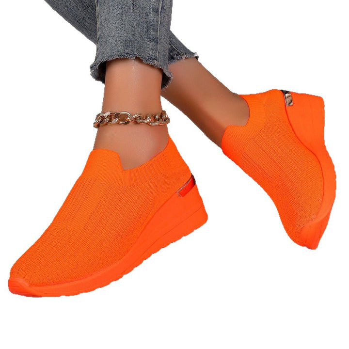 Damen Sneakers mit rutschfester Sohle und modischem Leopardenmuster Drune