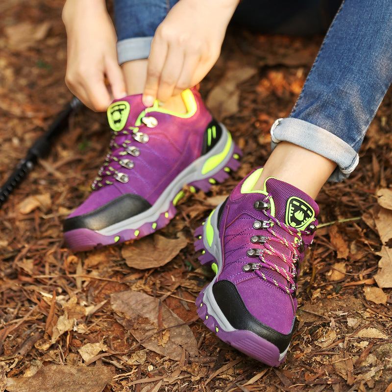 Damen Robuster Trekking‑Halbschuh mit profiliertem Outdoor‑Grip und gepolstertem Komfortfutter Drune