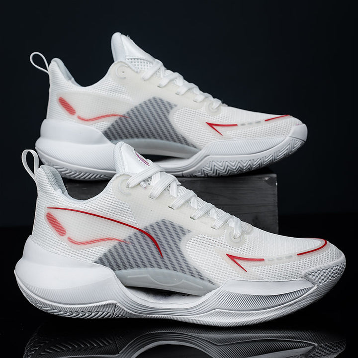 Herren niedriger Basketball-Sneaker mit stabilisierender TPU-Brücke und reaktiver EVA-Zwischensohle Drune