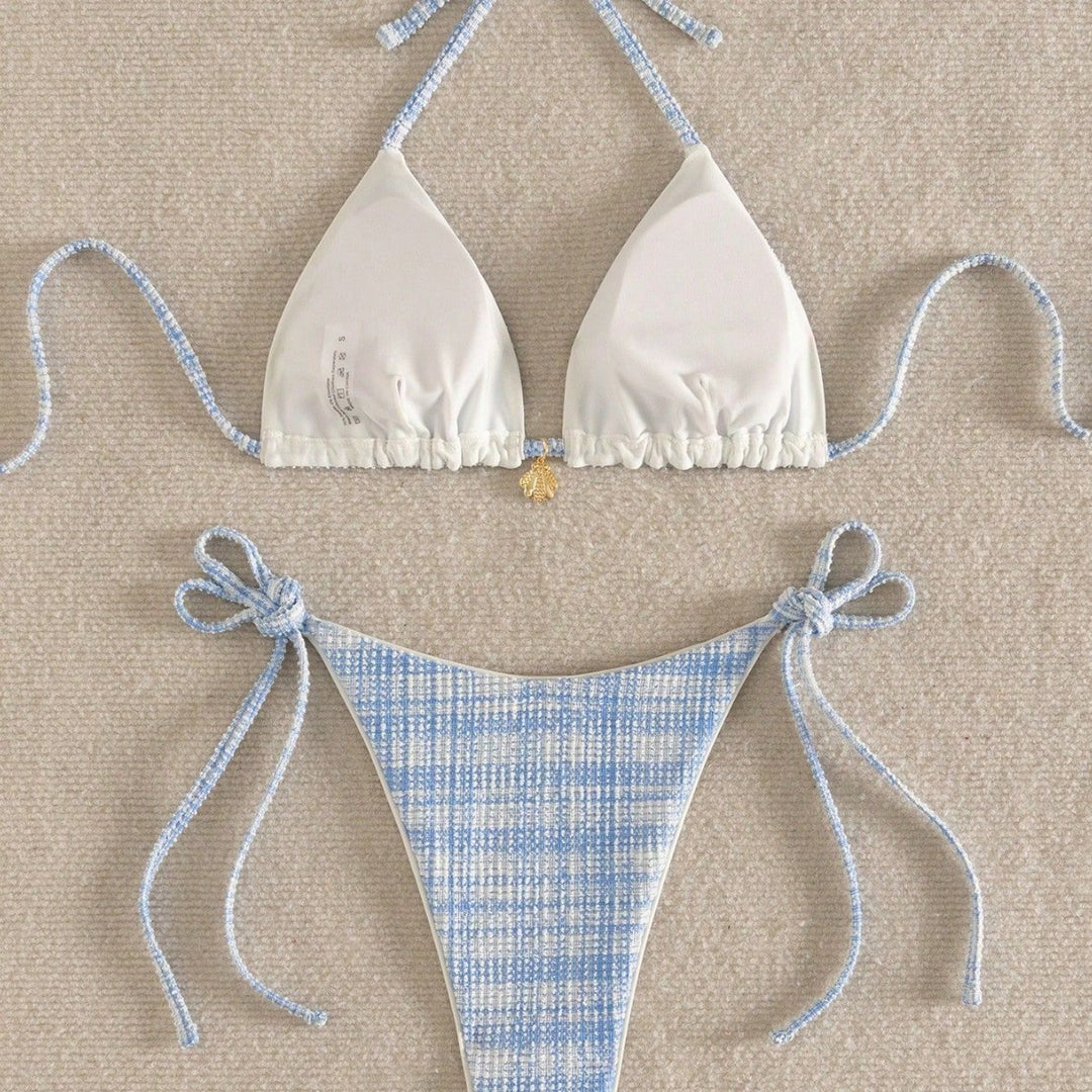 Damen Triangel-Bikini mit raffinierten Bindebändern Drune