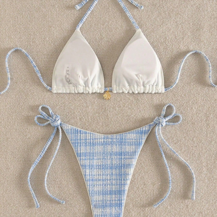 Damen Triangel-Bikini mit raffinierten Bindebändern Drune