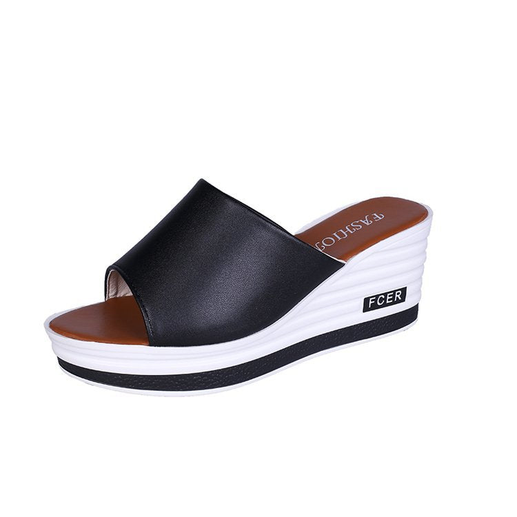 Damen Wedge-Pantoletten mit komfortabler Sohle und modernem Design Drune
