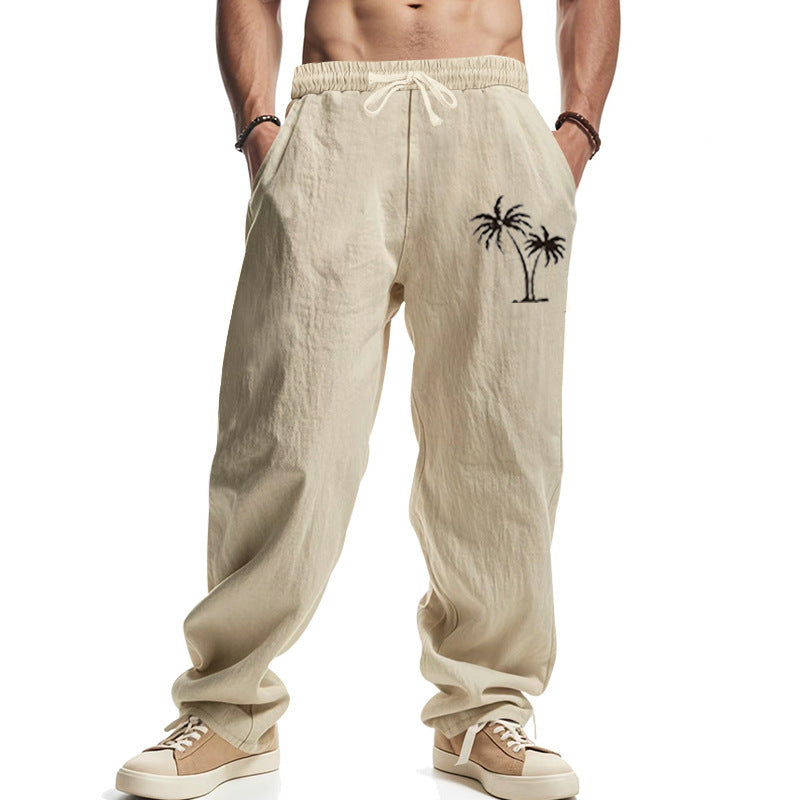 Herren Legere Freizeithose mit seitlichem Logodruck Drune