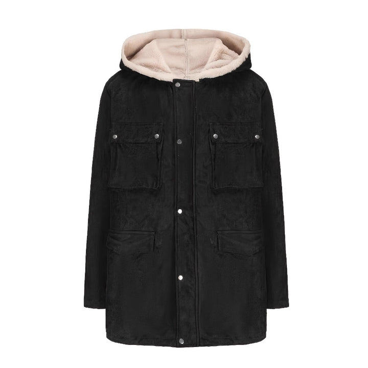 Damen Wickeljacke mit kuscheligem Innenfutter Drune