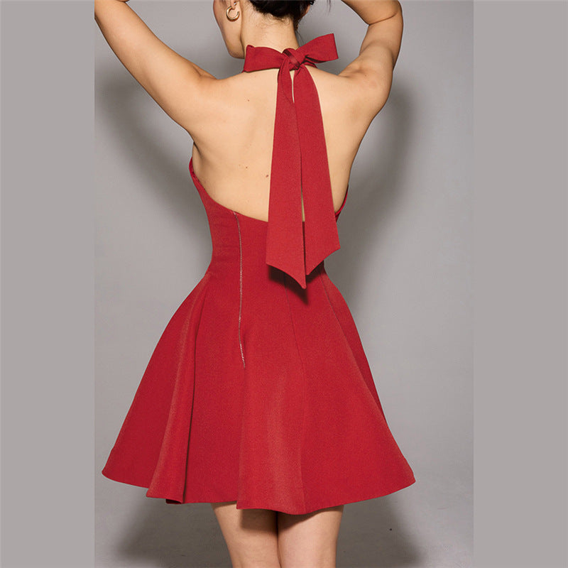 Damen sportliches Badekleid mit verstellbarem Kragen und integrierten Shorts Drune