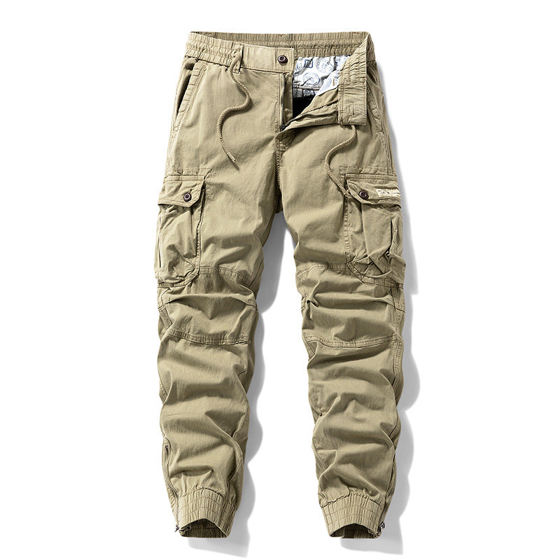 Herren Cargo-Jogginghose im Utility‑Stil mit elastischem Tunnelzugbund und verstärkten Kniepaneelen Drune