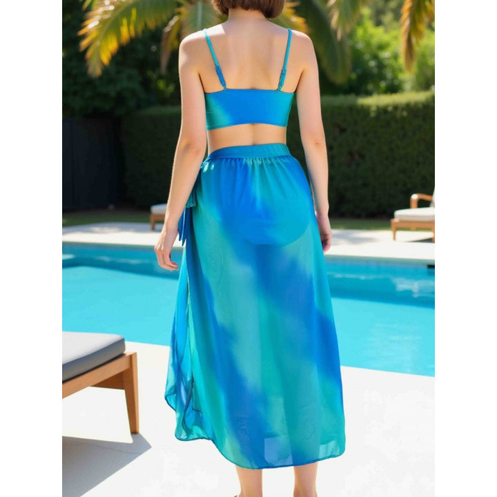 Damen Schwimmanzug und sommerlicher Wickelrock Drune