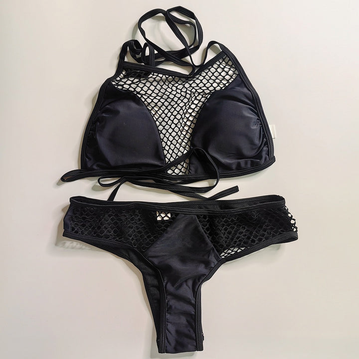 Damen Bikini mit Netzdesign Drune
