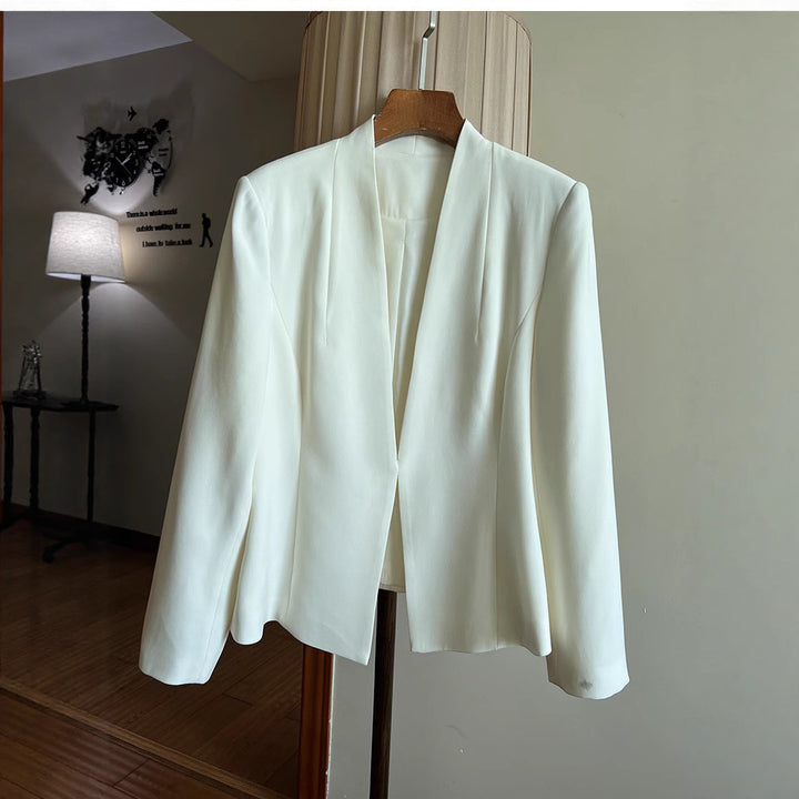 Damen Eleganter Blazer mit asymmetrischem Schnitt Drune