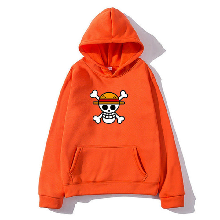 Damen Kapuzenpullover mit kreativem Piratenmotiv und bequemer Passform Drune