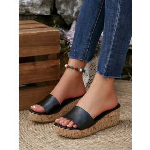 Damen Wedge-Sandaletten mit elegantem Kork-Design Drune