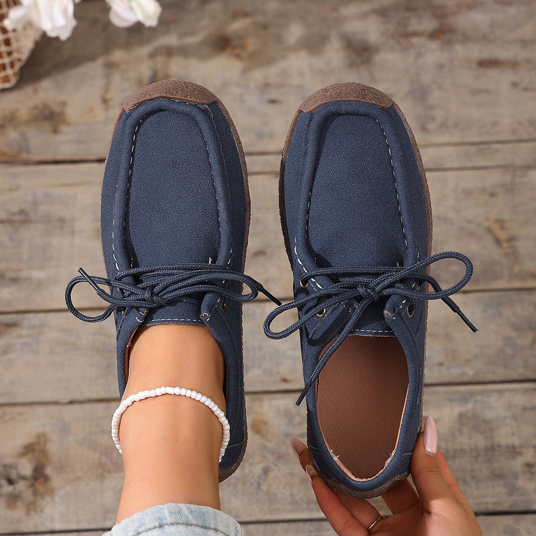 Damen Sneakers im lässigen Design mit komfortabler Schnürung und rutschfester Sohle Drune