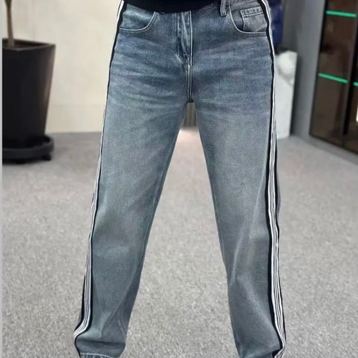 Herren Jeans mit seitlichen Streifen Drune
