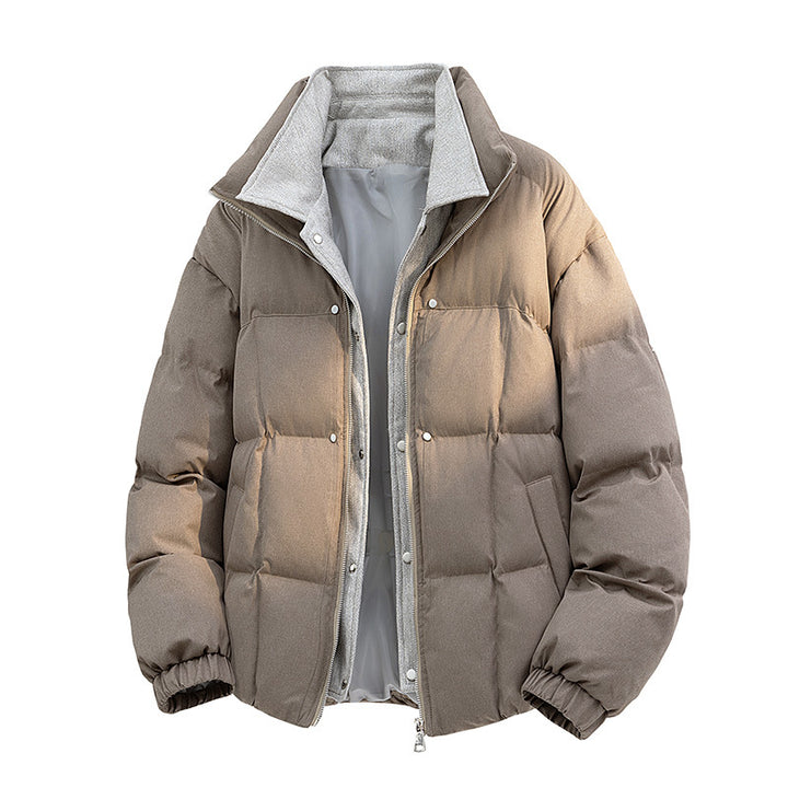 Herren Gepolsterte Steppjacke mit Thermofutter und hohem Kragen Drune