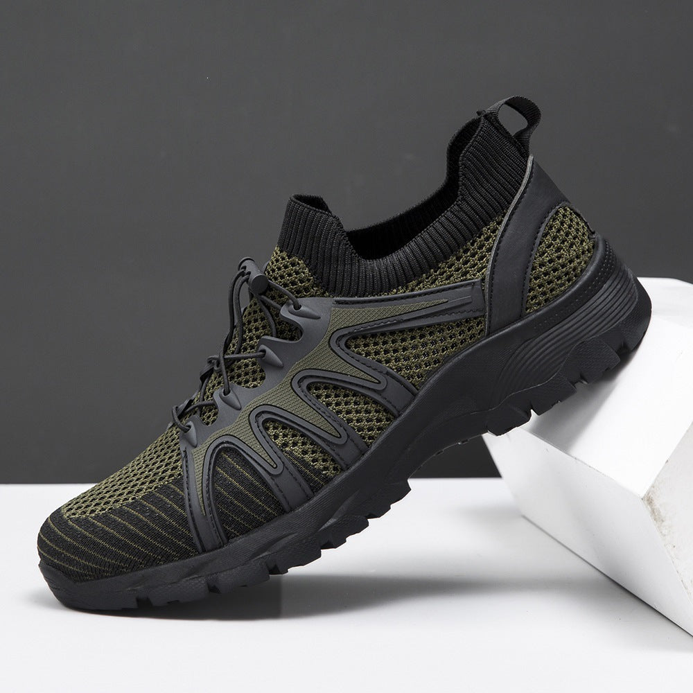 Herren Sportliche Mesh Sneakers mit dämpfender Sohle Drune