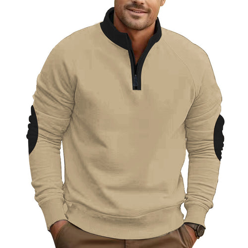 Herren Sportpullover mit Stehkragen Drune