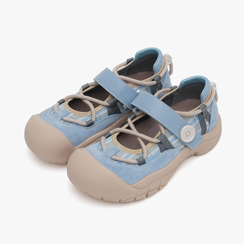 Damen Freizeitschuhe mit verstellbarem Klettverschluss und rutschfester Sohle Drune