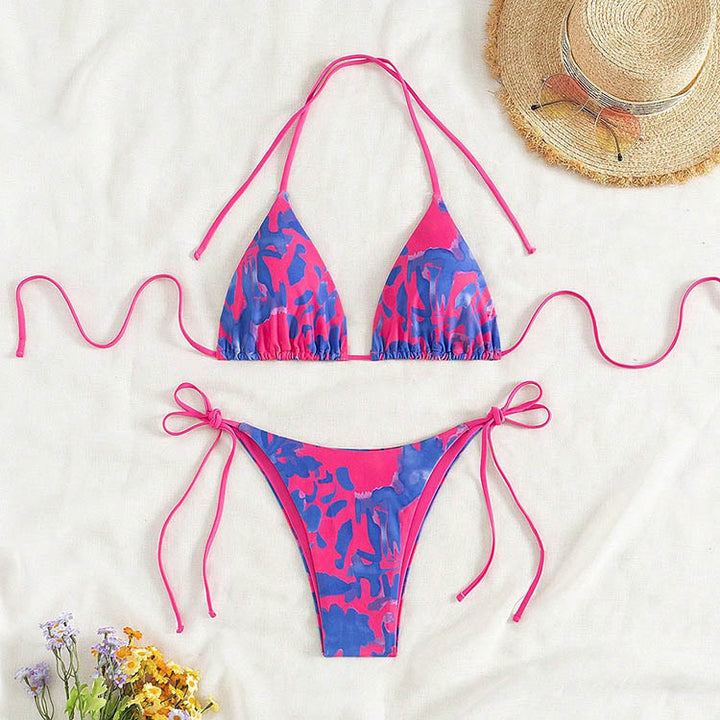 Damen Triangel-Bikini mit verstellbaren Trägern Drune