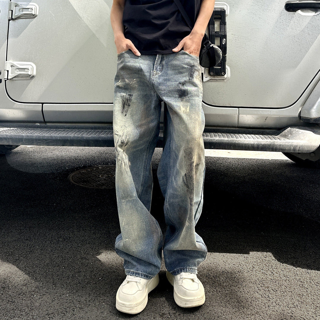 Herren Bequeme und lässige Relaxed-Fit Jeans Drune