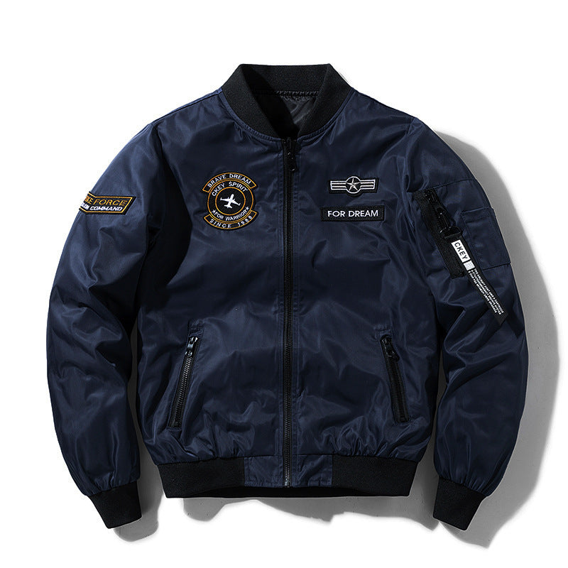 Herren Sportliche Bomberjacke mit praktischen Taschen und stilvollem Design Drune