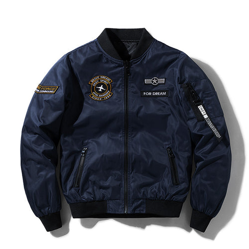 Herren Sportliche Bomberjacke mit praktischen Taschen und stilvollem Design Drune