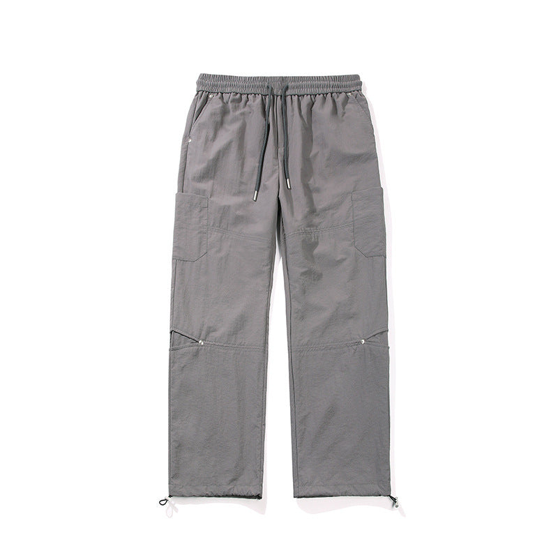 Herren Leichte Ripstop-Cargo-Hose mit elastischem Komfortbund, Kniepaneelen und verstellbarem Saum Drune