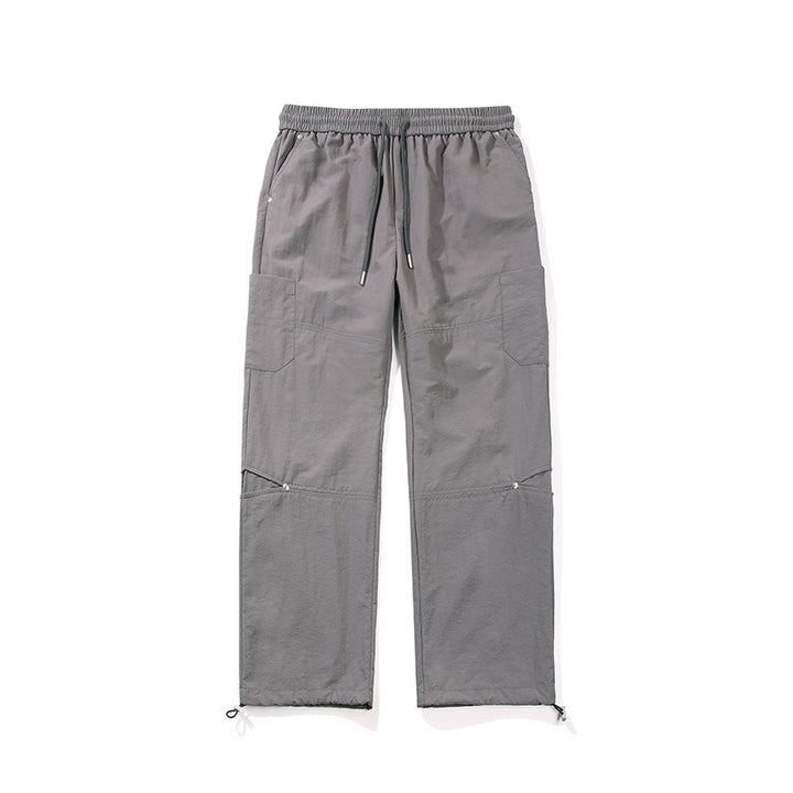 Herren Leichte Ripstop-Cargo-Hose mit elastischem Komfortbund, Kniepaneelen und verstellbarem Saum Drune