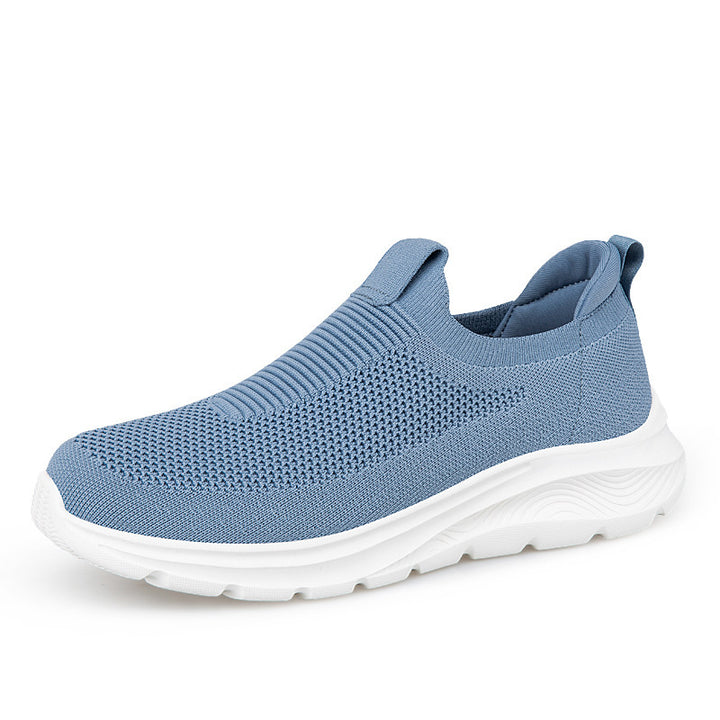 Damen nan nahtloser Strick-Slip-On mit elastischem Einstieg, gepolstertem Komfortfußbett und profiliertem Leichtlaufsohlen-Design Drune