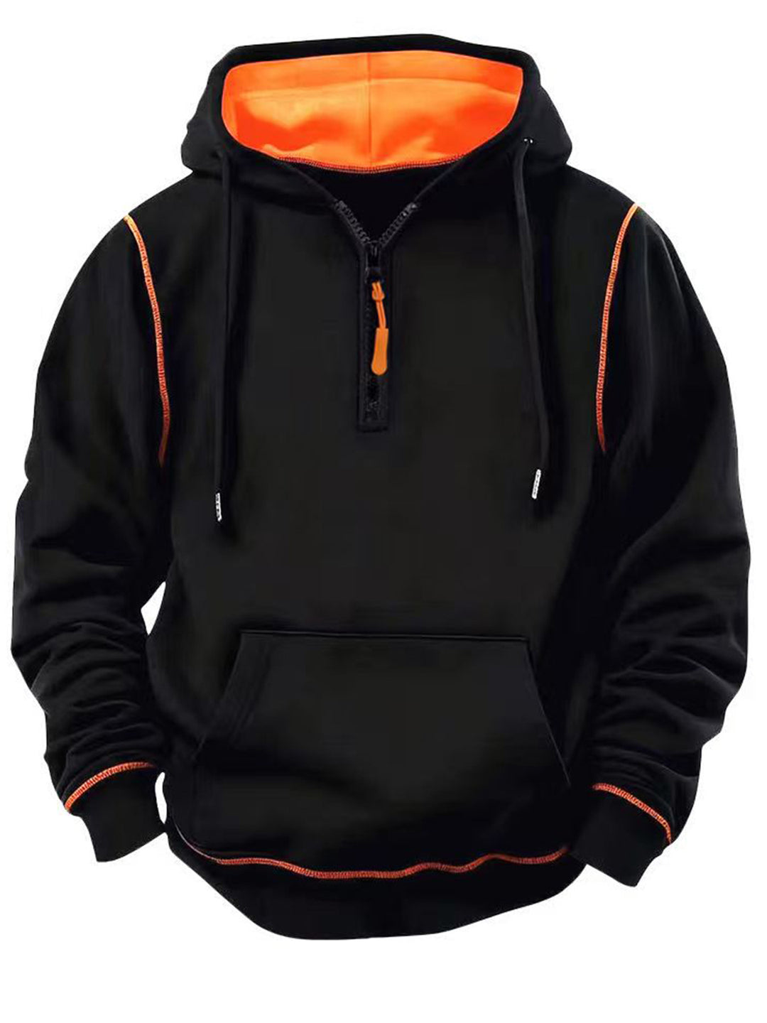 Herren Sportliche Kapuzenjacke mit Reißverschluss Drune