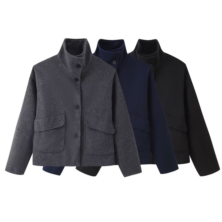 Damen komfortable Übergangsjacke aus weichem Material Drune
