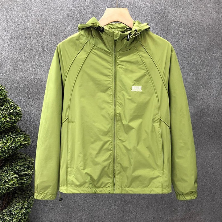 Herren Leichte Windjacke mit verstellbarer Kapuze Drune