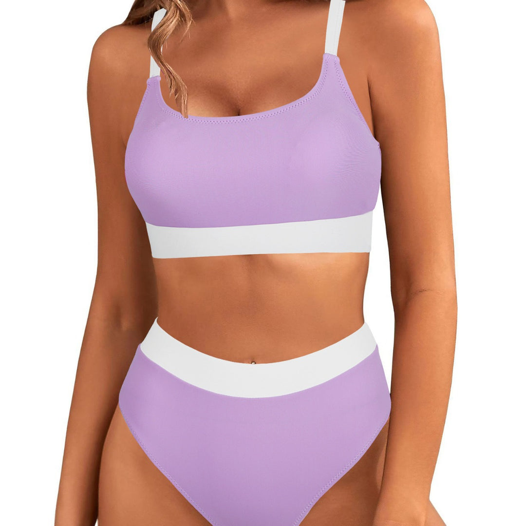 Damen Hochtailliertes Sport-Bikini-Set Drune 1750838379