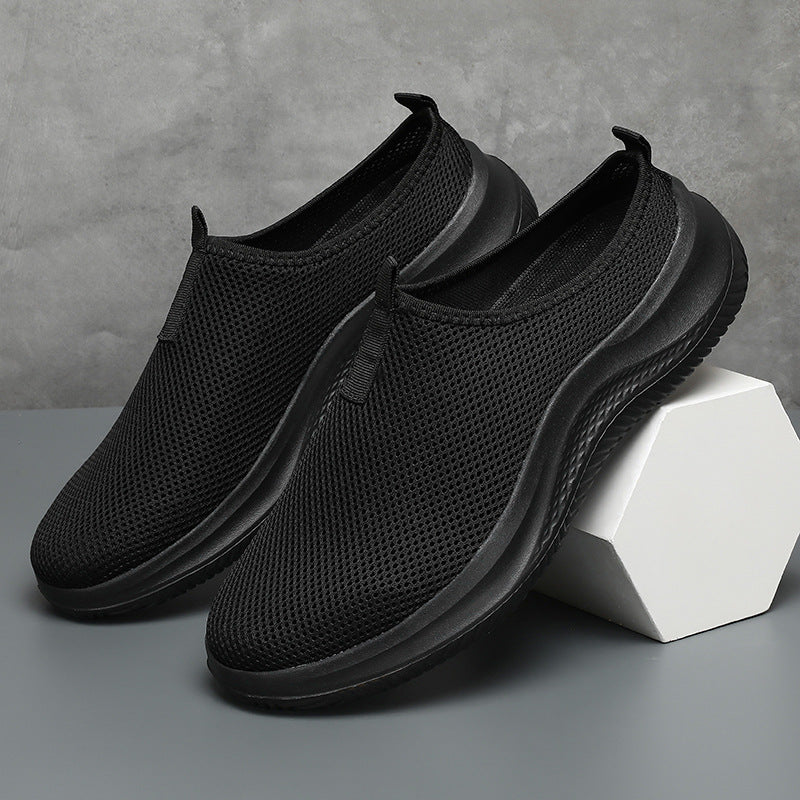 Unisex nan leichter Netzgewebe-Schlupf-Sneaker mit atmungsaktivem Obermaterial, dämpfender EVA-Zwischensohle und rutschfester Profilsohle Drune