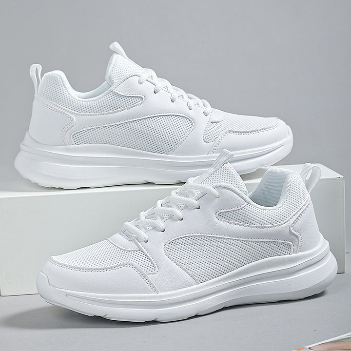 Damen nan atmungsaktiver Netz-Sneaker mit dämpfender Leichtsohle und gepolstertem Fersenkragen Drune