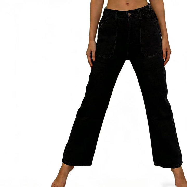 Damen High-Waist Jeans im Vintage-Stil Drune