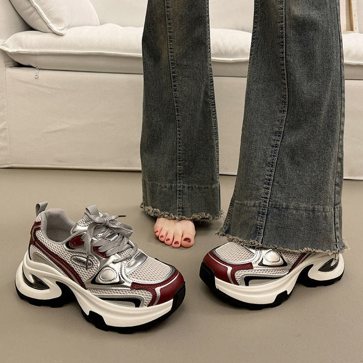 Damen Chunky Sneakers mit ergonomischer Dämpfung und sportlichem Design Drune