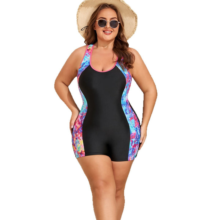 Damen Sportlicher Kurzschwimmanzug Drune