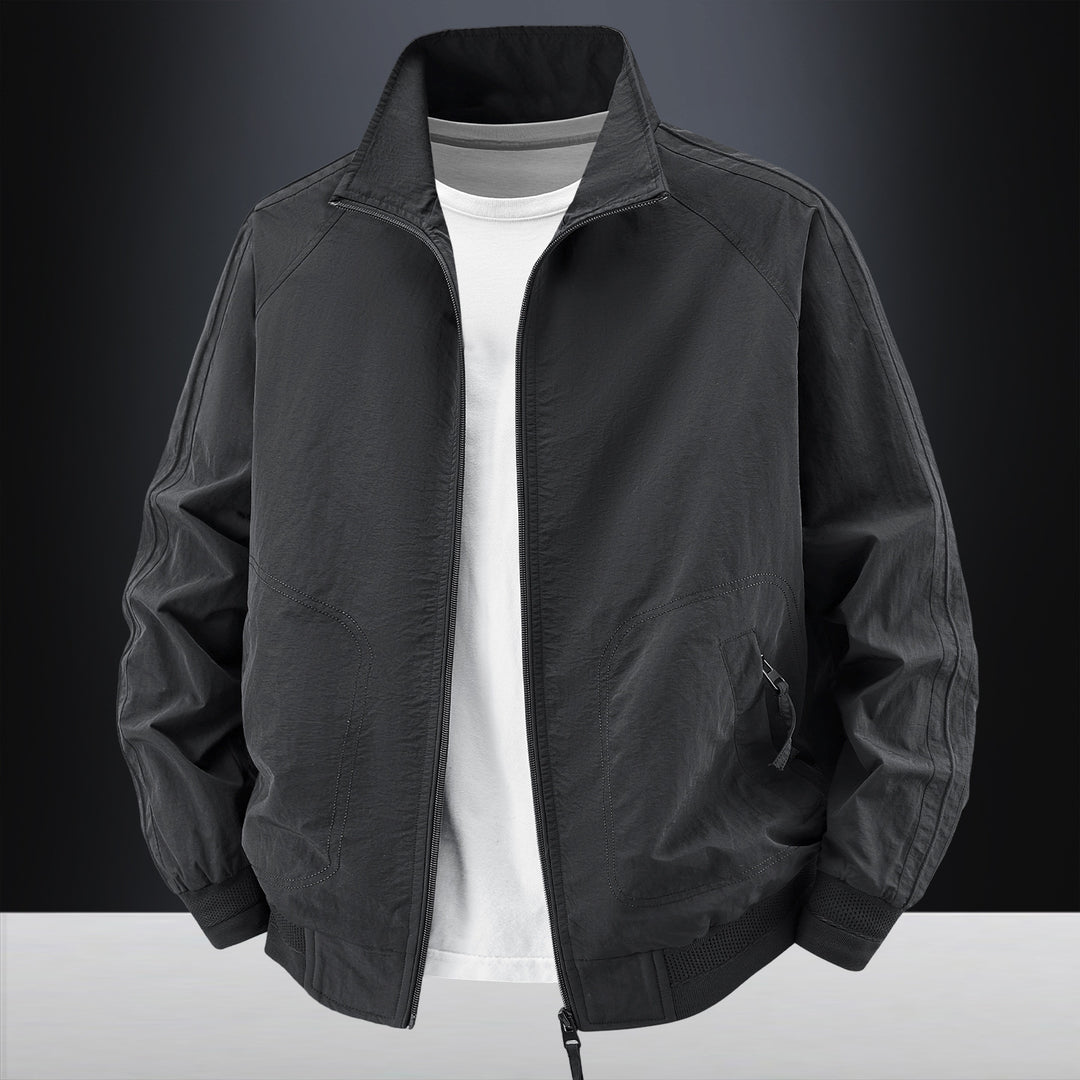 Herren Freizeitjacke mit hohem Kragen Drune