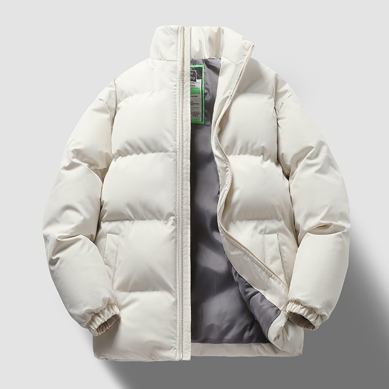 Unisex nan gesteppte Thermo-Steppjacke mit hohem Stehkragen und winddichter Isolationsfüllung Drune